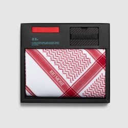 طقم شماغ ريو مون الشبابي | محفظة هدية | بوكس فاخر