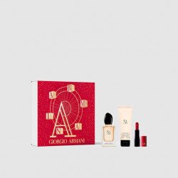 طقم جورجيو ارماني سي    أو دي بارفيوم نسائي 50 مل + بودي لشون 75 مل + لون احمر الشفاه 1.4 مل 