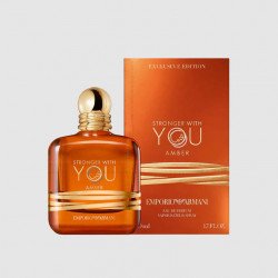 عطر جورجيو ارماني سترونجر ويذ يو عنبر اكسكلوسف ايديشين 100 مل أو دي بارفيوم رجالي