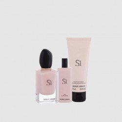 طقم جورجيو ارماني مجموعة سي فيوري نسائي 3 قطع (أو دو برفيوم 50 مل + أو دو برفيوم 15 مل + لوشن جسم 75 مل)