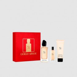 طقم جورجيو ارماني مجموعة سي فيوري نسائي 3 قطع (أو دو برفيوم 100 مل + أو دو برفيوم 15 مل + لوشن جسم 75 مل) 