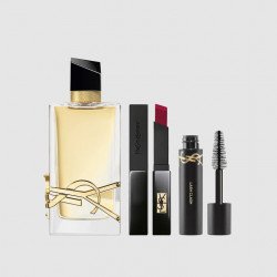طقم ايف سان لوران ليبري  90مل أو دي بارفيوم نسائي+ احمر شفاه 2جرام + ماسكارا 2مل 3قطع