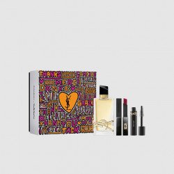 طقم ايف سان لوران ليبري  90مل أو دي بارفيوم نسائي+ احمر شفاه 2جرام + ماسكارا 2مل 3قطع