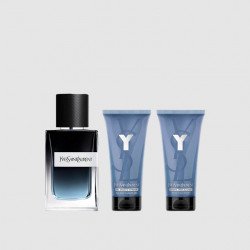 طقم عطر ايف سان لوران  واي 100مل  أو دي بارفيوم رجالي 3قطع
