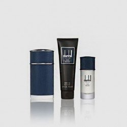 طقم دانهيل ايكون ريسينج بلو فور مان 3 قطع أو دي بارفيوم رجالي