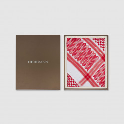 شماغ ديدمان الأحمر الغامق